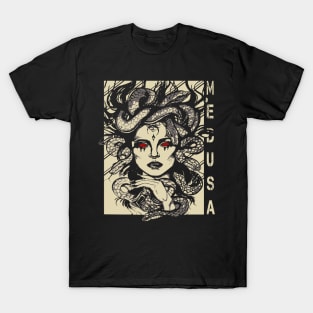 Medusa The gorgon In greek mythology T-Shirt